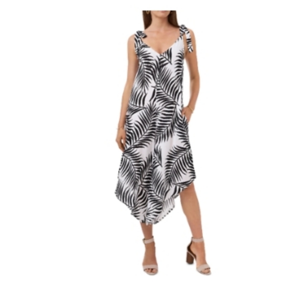 NWT TAGS VINCE CAMUTO SIZE SMALL PALM JUMPSUIT - Picture 2 of 3